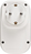 Brennenstuhl 1508210 adapter wtyczek zasilających Biały