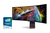 Samsung Odyssey Ark G95SC számítógép monitor 124,5 cm (49") 5120 x 1440 pixelek Dual QHD OLED Ezüst
