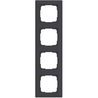 Cadre de finition quadruple anthracite satiné OPUS 55 INFORM