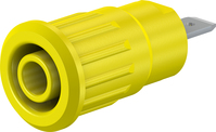 4 mm Sicherheitsbuchse gelb SEB4-F/N