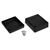 RS PRO ABS Gehäuse Schwarz Außenmaß 90 x 80 x 38mm IP54