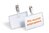 Durable CLICK FOLD Clip Name Tag Badge Holders + Inserts | 25 Pack | 54 x 90mm