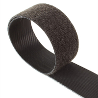 VELCRO® One Wrap® Klittenband - 30 mm breed - 25 meter - vlamvertragend - Zwart