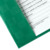 Oxford Hefthüllen für DIN A5, PP, Bast, grün