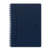 Oxford Signature A5 Spiralbuch mit flexiblem Cover, Doppelspiralbindung, 5mm kariert, 80 Blatt, SCRIBZEE kompatibel, blau