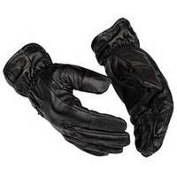 Guide 6501 CPN Black Leather Anti-Syringe Gloves - Size 8