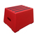 Heavy Duty Safety Steps & Mounting Block - One Step - Red