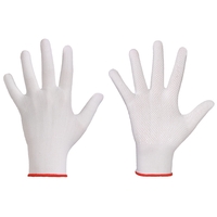 WEIFANG Handschuhe STRONGHAND® Nylon, Gr.06 Weiss mit PVC-Noppen,