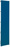 Vollblech-Seitenblende, 90 x 1300 x 400 mm (H x T), RAL 5010 enzianblau