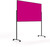 MAGNETOPLAN Design-Moderatorentafel VP 1181218 pink, Filz 1000x1800mm