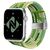 NALIA Tessuto Intrecciato Cinturino Smart Watch compatible con Apple Watch Bracciale SE Series 8/7/6/5/4/3/2/1, 38mm 40mm 41mm, per iWatch Orologio Donna Uomo Verde sbiadito