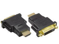 Adapter DVI 24+1 Buchse an HDMI 19pol Stecker, vergoldet, Good Connections®