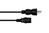 kabelmeister® Netzkabel Amerika/USA Netz-Stecker Typ B HOSPITAL GRADE an C13 (gerade) schwarz 1,8 m
