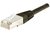 Cordon RJ45 catégorie 5e F/UTP noir - 1 m