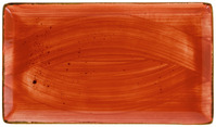 Platte Nebro; 33.5x19x2.1 cm (LxBxH); rot; 3 Stk/Pck