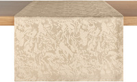 Tischläufer Marmor; 40x130 cm (BxL); sekt; rechteckig; 2 Stk/Pck