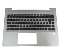 TOP COVER W/KB CP BL PVCY INTL L79440-B31, Cover + keyboard, US International, Keyboard backlit, HP, ProBook 440 G7 Einbau Tastatur