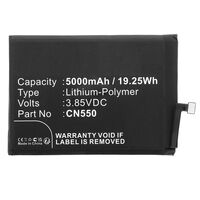 Battery 19.25Wh 3.85V 5000mAh for Nokia Mobile Mobiltelefon-alkatrészek