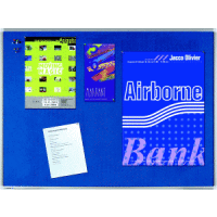 Pinboard Premium Textil 45x60cm blau