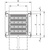 SCHROFF 19" uitschuifbare plank voor Varistar, Novastar, Eurorack, 70 kg, RAL 7021, 553W 900D