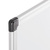 Lavagna magnetica - 100 x 200 cm - superficie in acciao laccato - cornice in alluminio - bianco - Starline