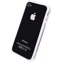 Xccess Hard Bumper Case Apple iPhone 4/4S White/Transparent