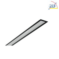 LED Einbauprofil BIRO40, 230V AC, 115.8 x 5.9, UGR<19, mikroprismatisch, CRi >90, On/Off, 17.9W 4000K, Silber