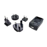 5V/2A USB power adaptor with US/EU/UK/AU plugs