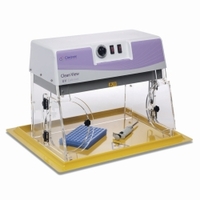 UV-sterilisatiekamers beschrijving UV-sterilisatiekamer Mini met tijdklok 4 UV-liampen en wit licht met bodemplaat