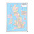 Bi-Office British Isles Administrative Map Board, Magnetic, Aluminium Frame, 120 x 90 cm Main Image
