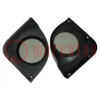 Speaker frame; 165mm; Fiat; Fiat Punto 1999->; 2pcs.