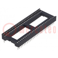 Socket: integrated circuits; DIP52; 15.24mm; THT; Pitch: 1.778mm
