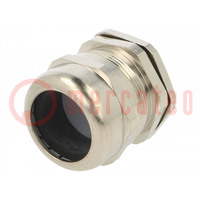 Cable gland; PG29; IP68; brass; Body plating: nickel; RRPL