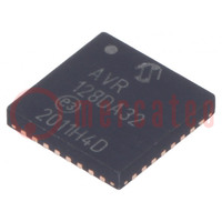 IC: microcontroller AVR; VQFN32; 1,8÷5,5VDC; Cmp: 3; AVR128; AVR-DA