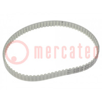 Timing belt; AT5; W: 10mm; H: 2.7mm; Lw: 390mm; Tooth height: 1.2mm