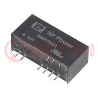 Converter: DC/DC; 2W; Uin: 18÷75V; Uout: 15VDC; Iout: 135mA; SIP; THT