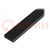 Heatsink: extruded; grilled; black; L: 1000mm; W: 33mm; H: 10mm