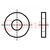 Rondella; rotonda; M10; D=25mm; h=2mm; acciaio; Copertura: zinco