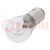 Filament lamp: automotive; BAY15D; transparent; 24V; 21/5W