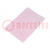 Protection bag; ESD; L: 250mm; W: 175mm; Thk: 55um; polyetylene; pink