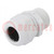 Cable gland; with long thread; M25; 1.5; IP68; polyamide