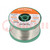 Soldering wire; Sn96,5Ag3Cu0,5; 0.7mm; 0.25kg; lead free; reel