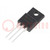 Transistor: N-MOSFET; Hi-PotMOS2; unipolair; 600V; 10A; Idm: 40A