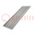 Heatsink: extruded; grilled; natural; L: 1000mm; W: 88.7mm