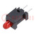 LED; in housing; red; 2.8mm; No.of diodes: 1; 20mA; 60°; 15÷30mcd