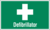 Rettungszeichen-Kombischild - Erste Hilfe, Defibrillator, Grün, 15 x 25 cm