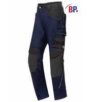 BP Stretch-Arbeitshose mit Kniepolstertaschen 1825 Gr. 46-normal nachtblau/schwarz
