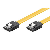 Kabel do dysku twardego danych, SATA samec - SATA samec, 0.5 m, 6 Gb/s, żółty, opakowanie bulk