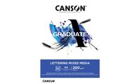CANSON Studienblock GRADUATE LETTERING MIXED MEDIA, DIN A4 (5299263)