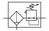 Schaltzeichen für B07-101-M1EG Mini-Filterregler